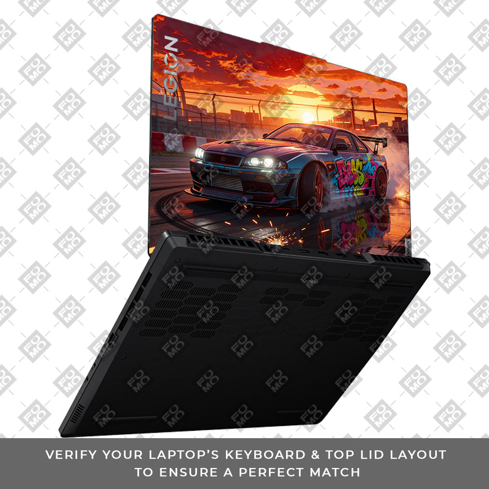 Tokyo Drift Vibes Lenovo Legion 5 15ARP8 Laptop Skin