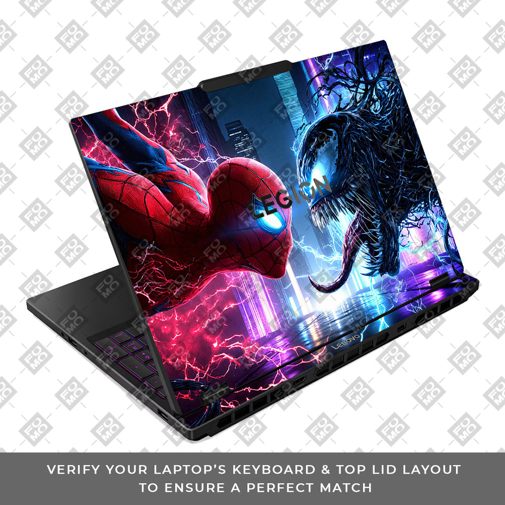 Spiderman vs Venom Showdown Lenovo Legion 5 15IRX10 Laptop Skin