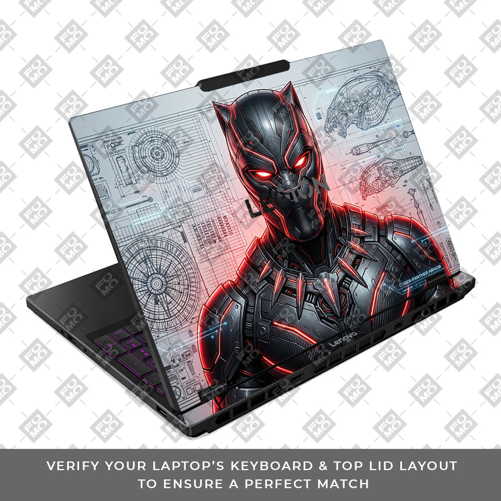 Black Panther Vibranium Tech Lenovo Legion 5 15IRX10 Laptop Skin