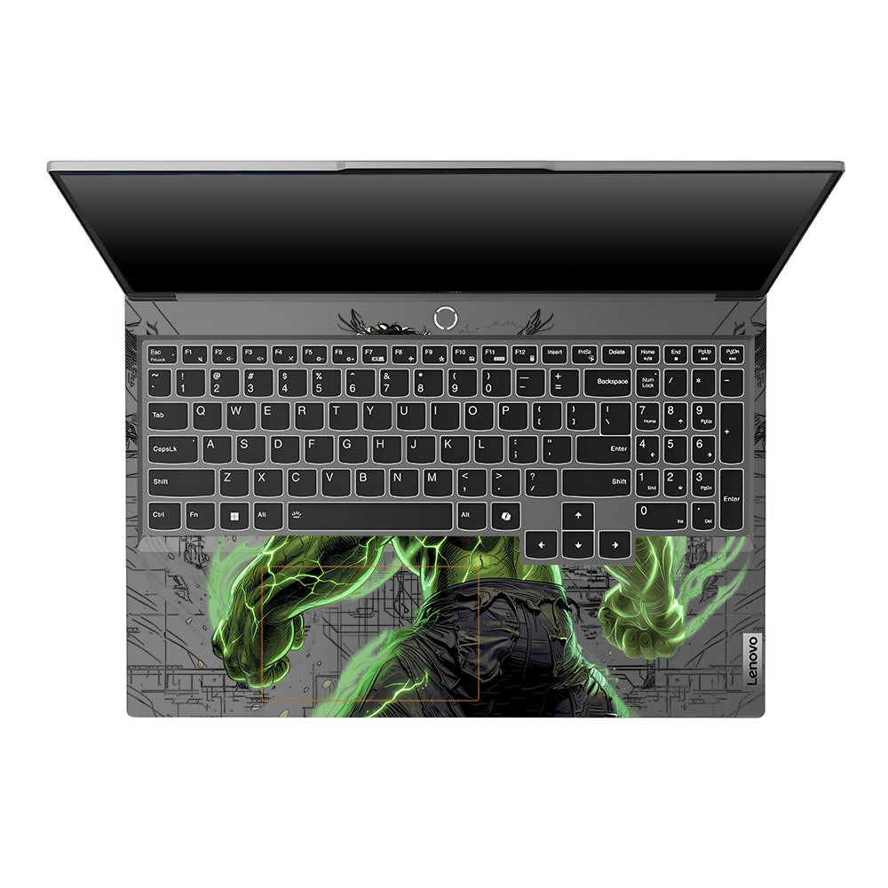 Transparent Hulk Smash Lenovo Legion 5 16IRX9 Laptop Skin