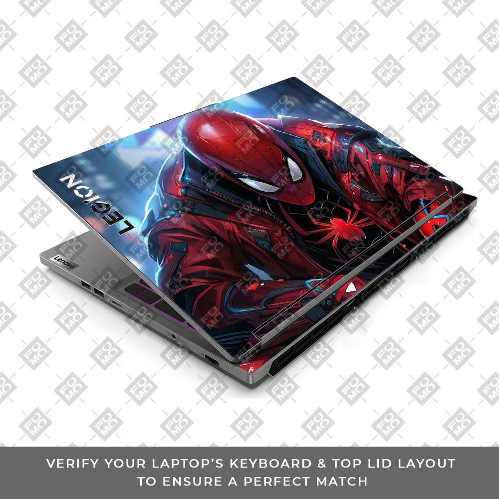 SpiderMan High Tech Hero Lenovo Legion 5 16IRX9 3D Laptop Skin
