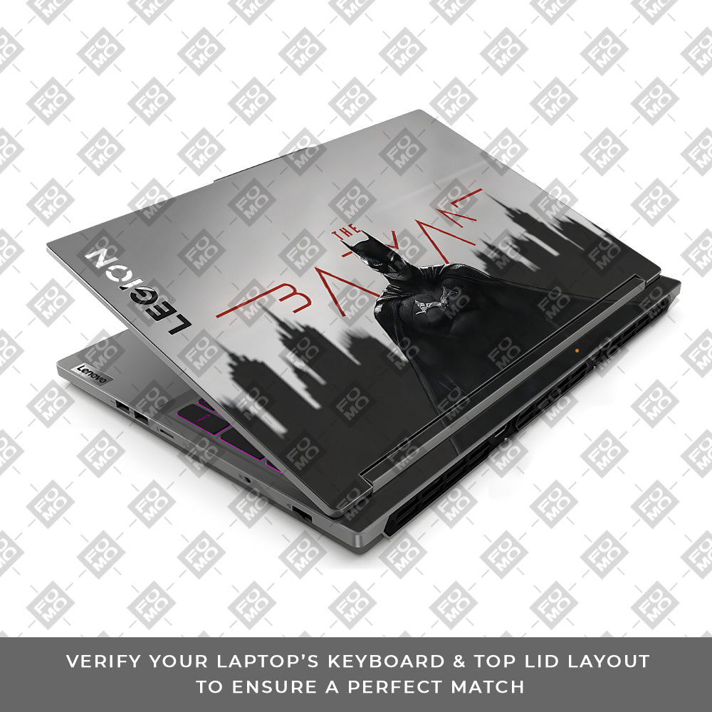 Gotham's Dark Avenger Lenovo Legion 5 16IRX9 3D Laptop Skin