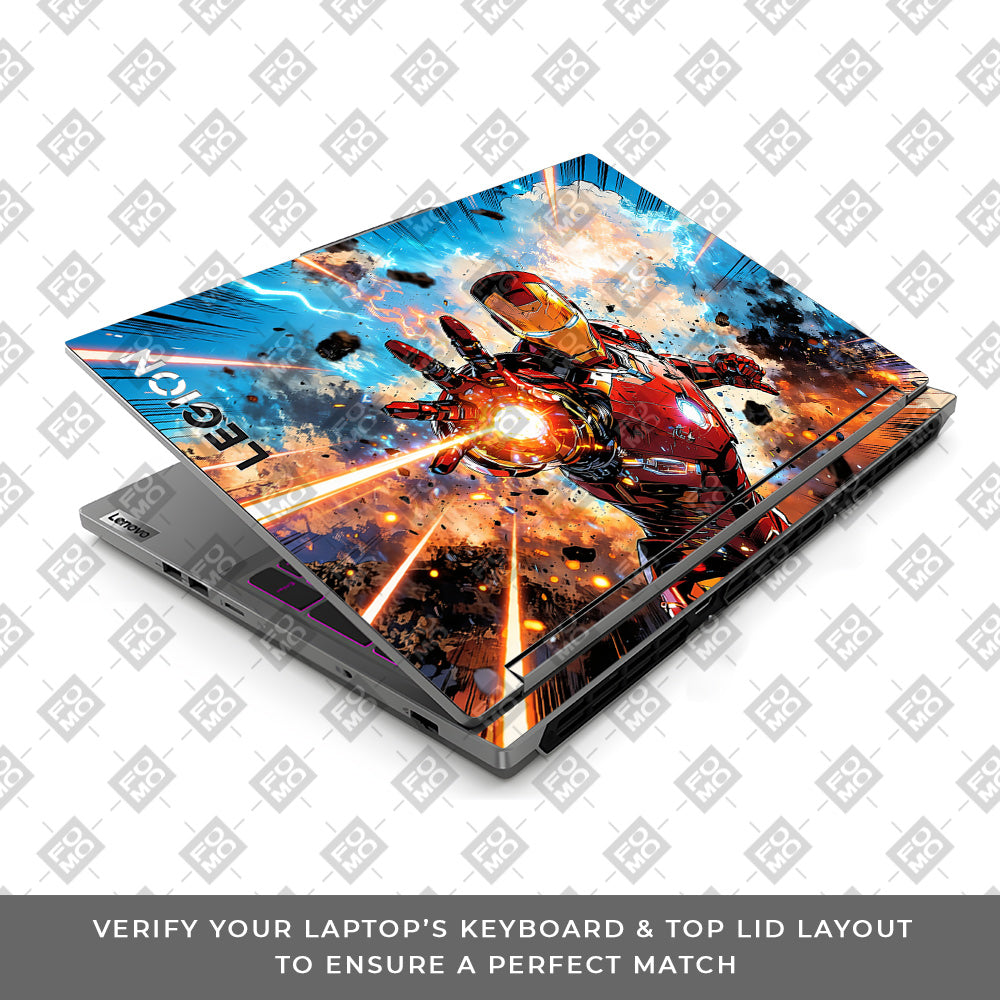 Iron Impact The Arc Reactor Lenovo Legion 5 16IRX9 Laptop Skin