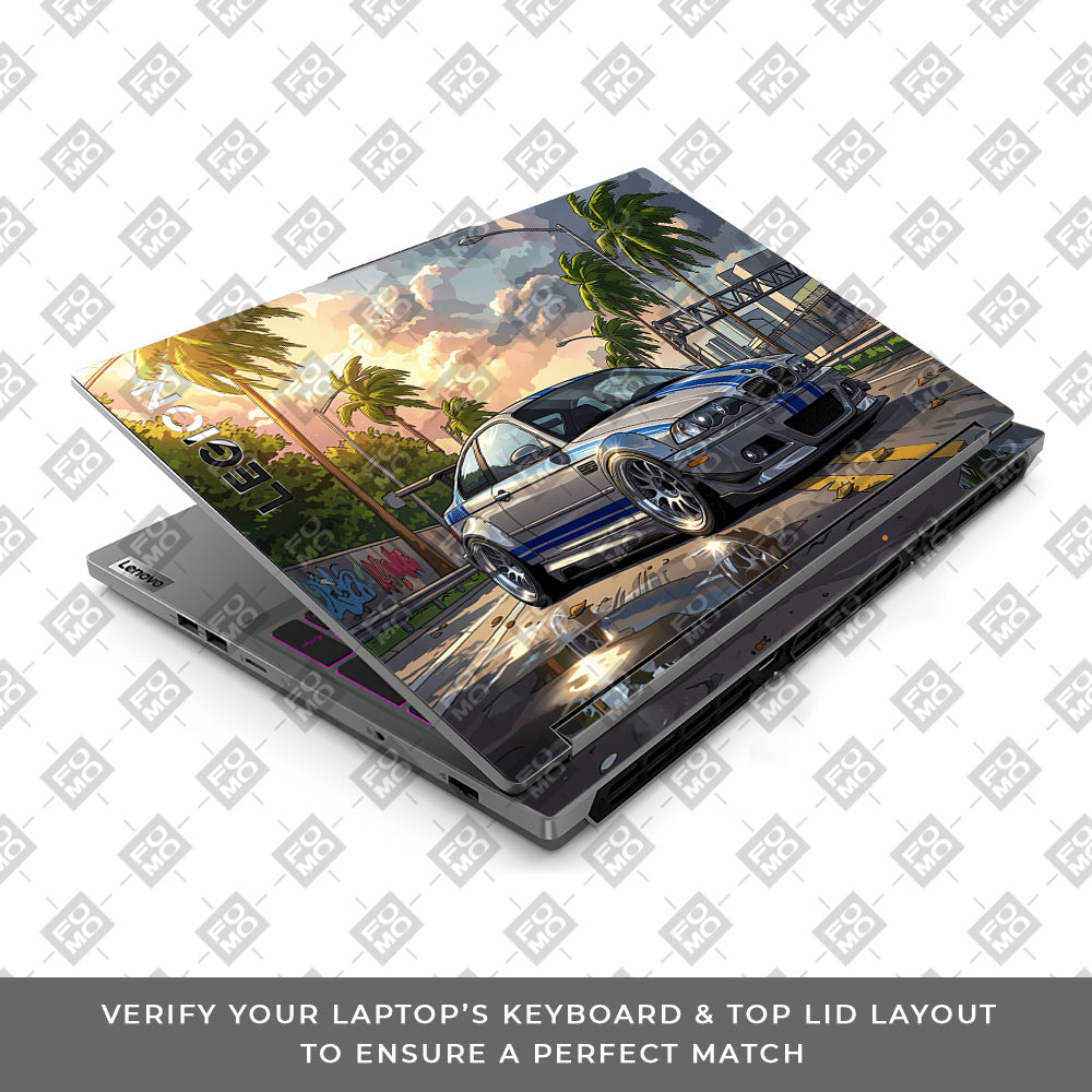Street Icon BMW E46 Drift Legend Lenovo Legion 5 16IRX9 Laptop Skin