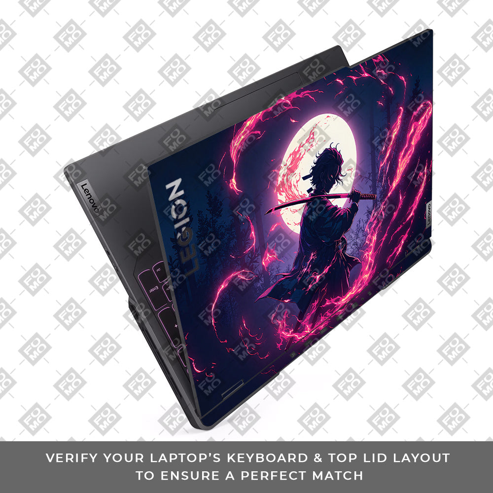 Tanjiro's Flame of Ember Lenovo Legion 5 Pro 16IRX8 and 16IRX9 Laptop Skin