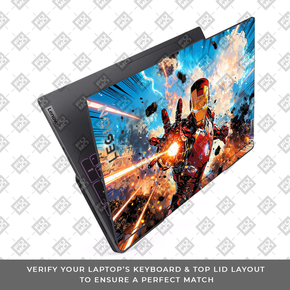 Iron Impact The Arc Reactor Lenovo Legion 5 Pro 16IRX8 and 16IRX9  Laptop Skin