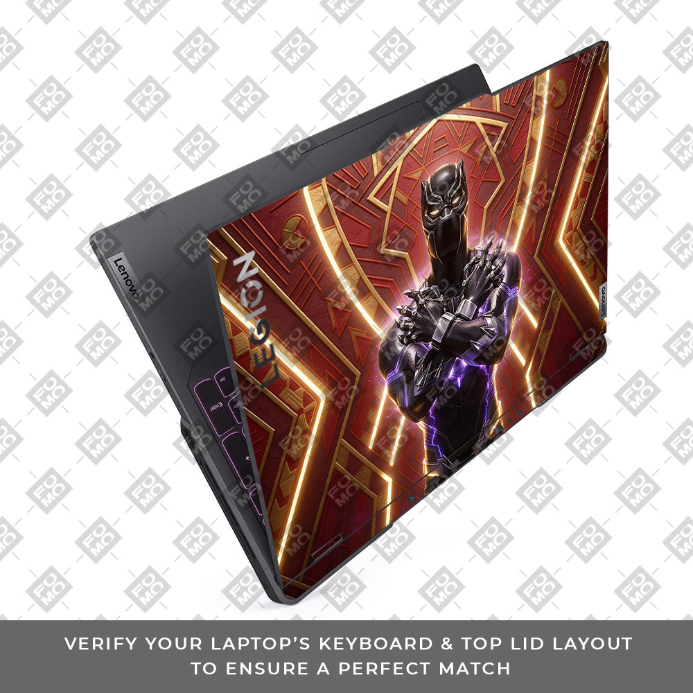 Wakanda Royal Power Lenovo Legion 5 Pro 16IRX8 and 16IRX9 Laptop Skin