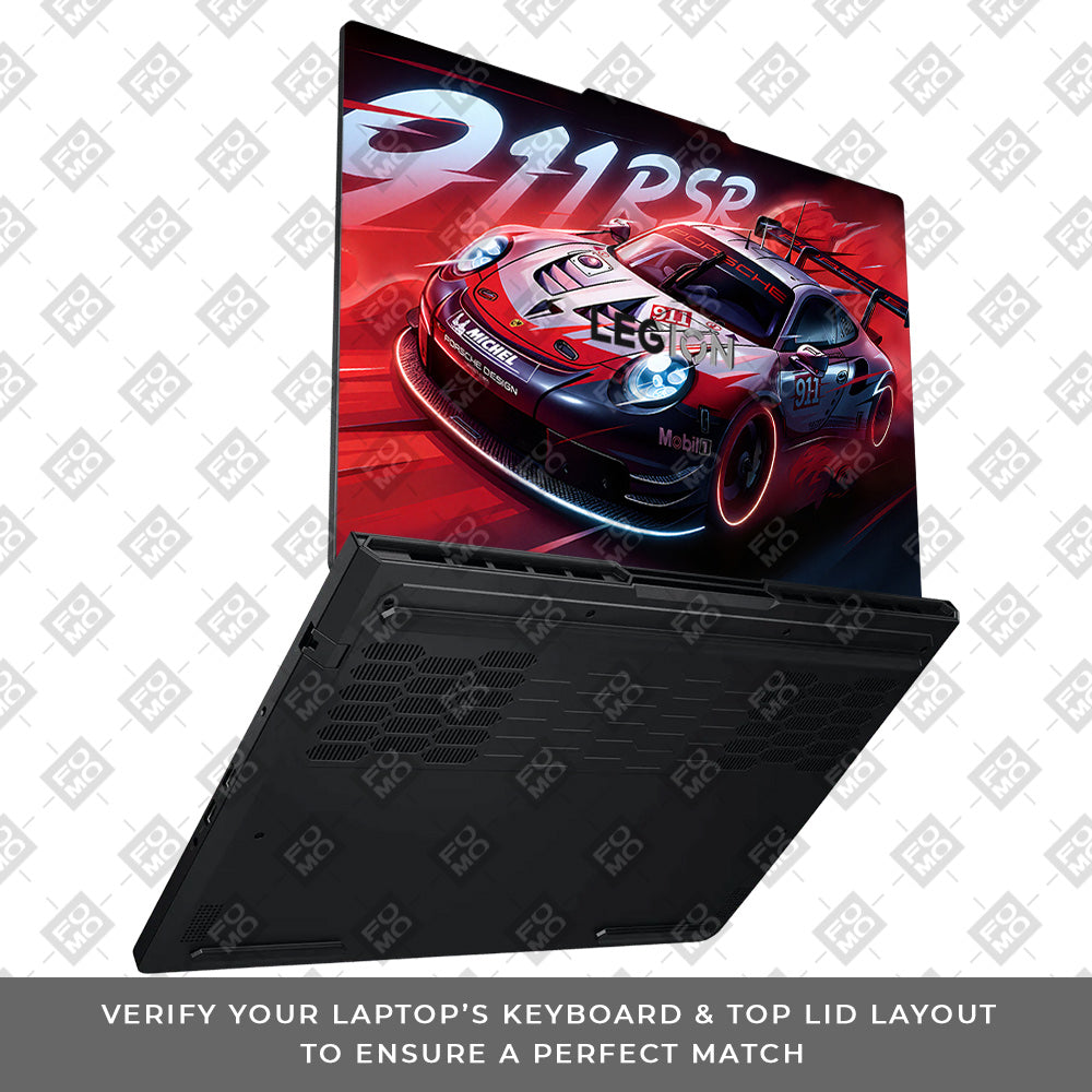 Porsche 911 RSR Lenovo Legion Pro 5 16ADR10 Laptop Skin