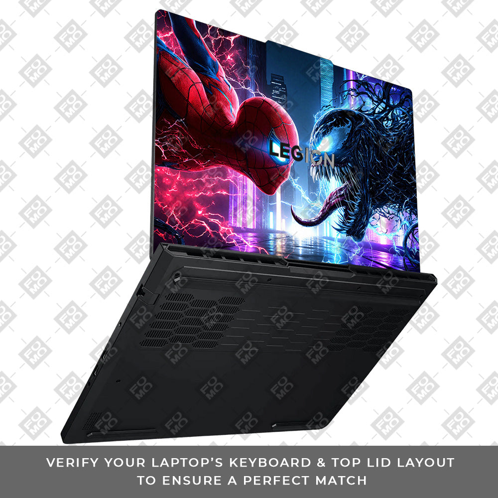 Spiderman vs Venom Showdown Lenovo Legion Pro 5 16ADR10 Laptop Skin