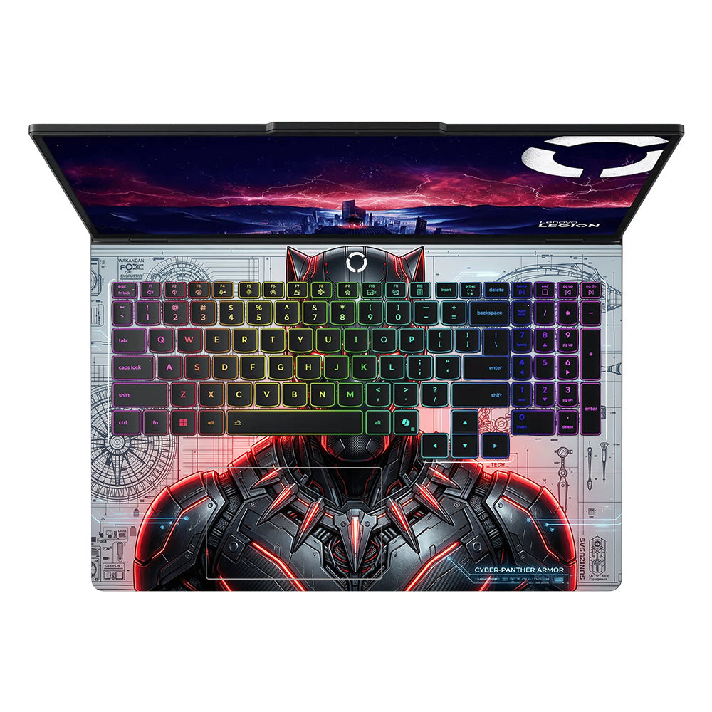 Futuristic Black Panther Lenovo Legion Pro 5 16ADR10 3D Laptop Skin