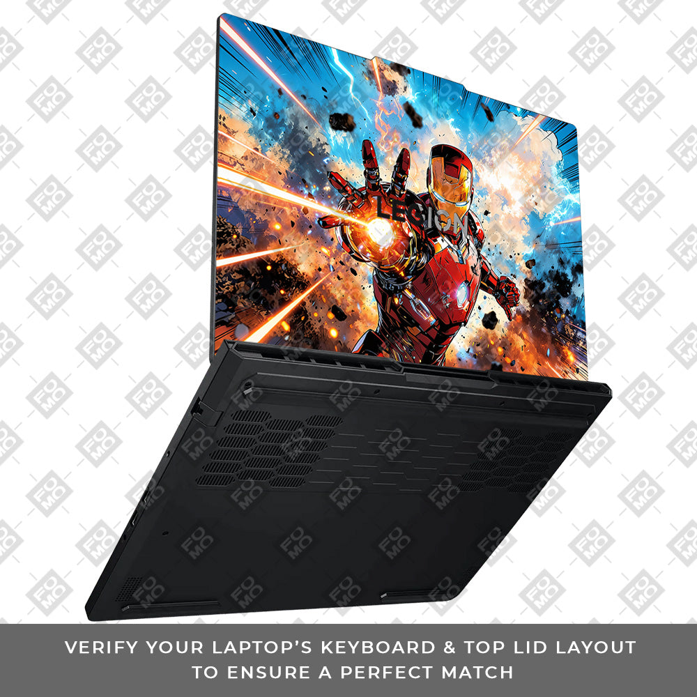 Iron Impact The Arc Reactor Lenovo Legion Pro 5 16ADR10 Laptop Skin