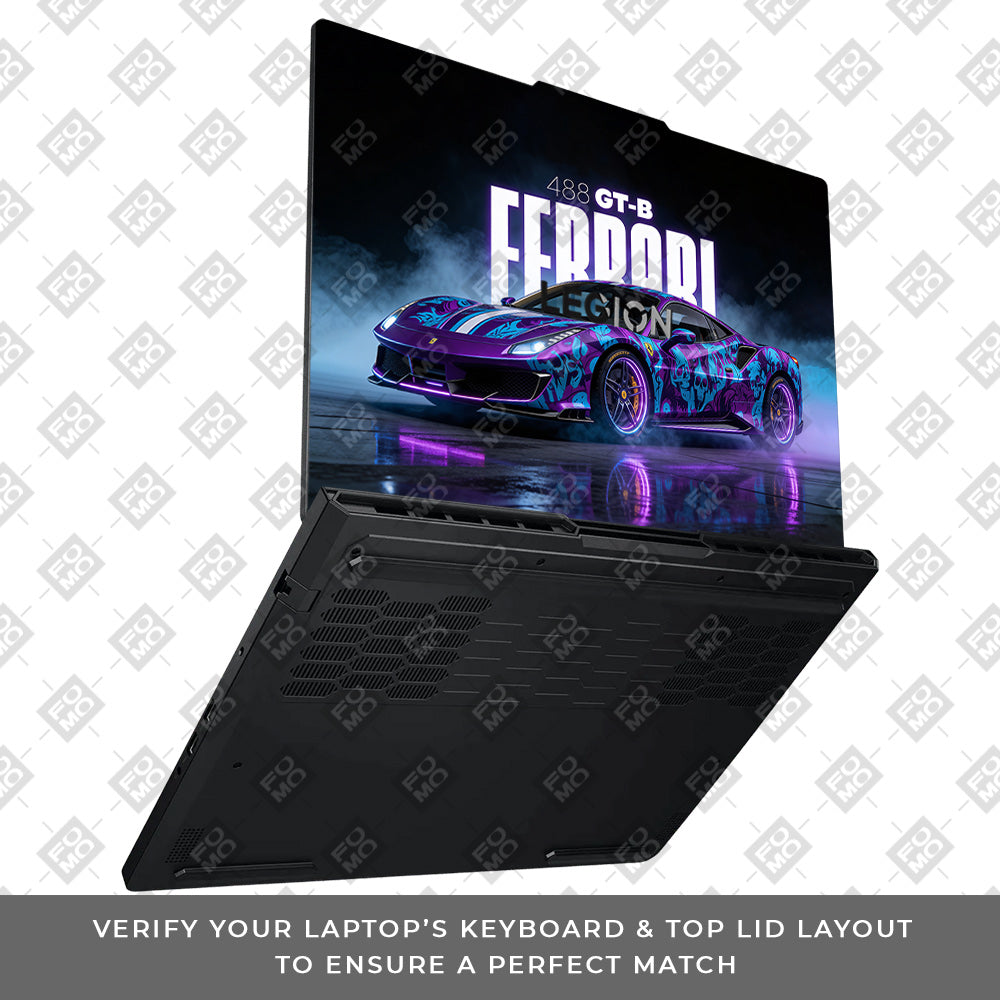 Psycho Drive Ferrari 488 Lenovo Legion Pro 5 16ADR10 Laptop Skin