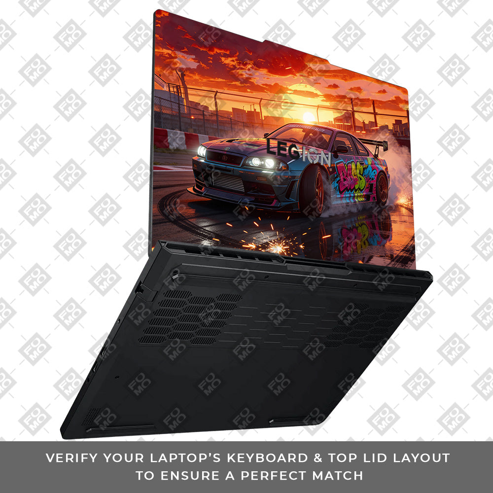 Tokyo Drift Vibes Lenovo Legion Pro 5 16ADR10 Laptop Skin