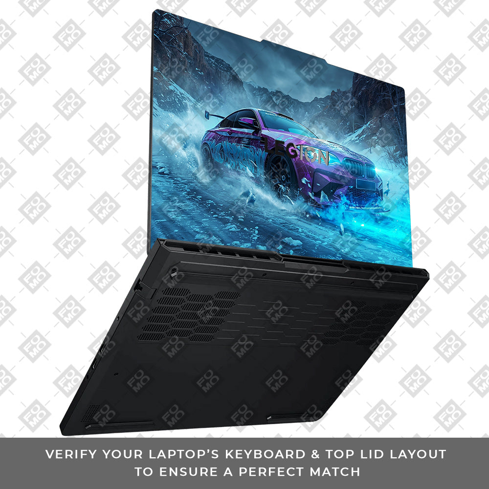 BMW Neon Drift Lenovo Legion Pro 5 16ADR10 Laptop Skin