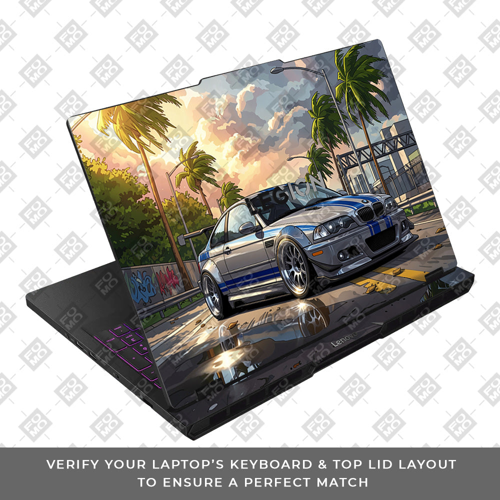 Street Icon BMW E46 Drift Legend Lenovo Legion Pro 5 16AFR10 Laptop Skin