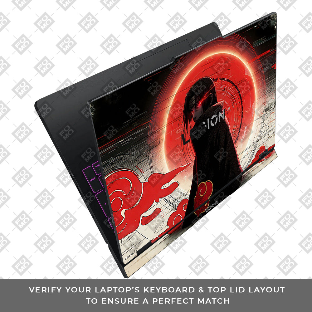 Itachi Uchiha Mark of the Akatsuki Lenovo Legion Pro 5 16IAX10 Laptop Skin