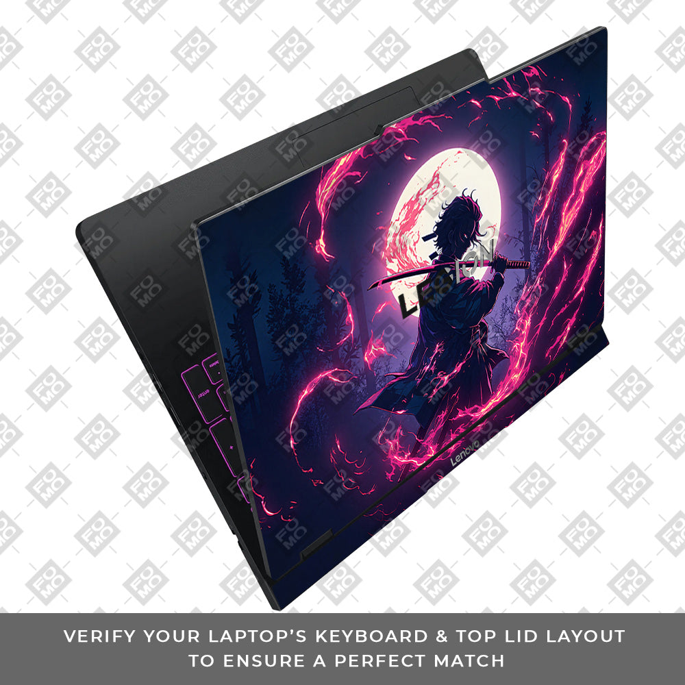Tanjiro's Flame of Ember Lenovo Legion Pro 5 16IAX10 Laptop Skin