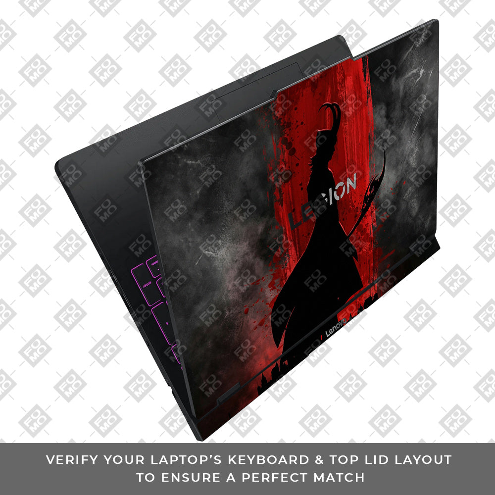 Loki Silhouette Red Strike Lenovo Legion Pro 5 16IAX10 Laptop Skin