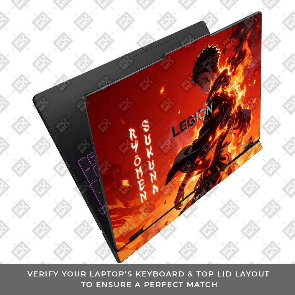 Ryomen Sukuna Lord of Curses Lenovo Legion Pro 5 16IAX10 Laptop Skin