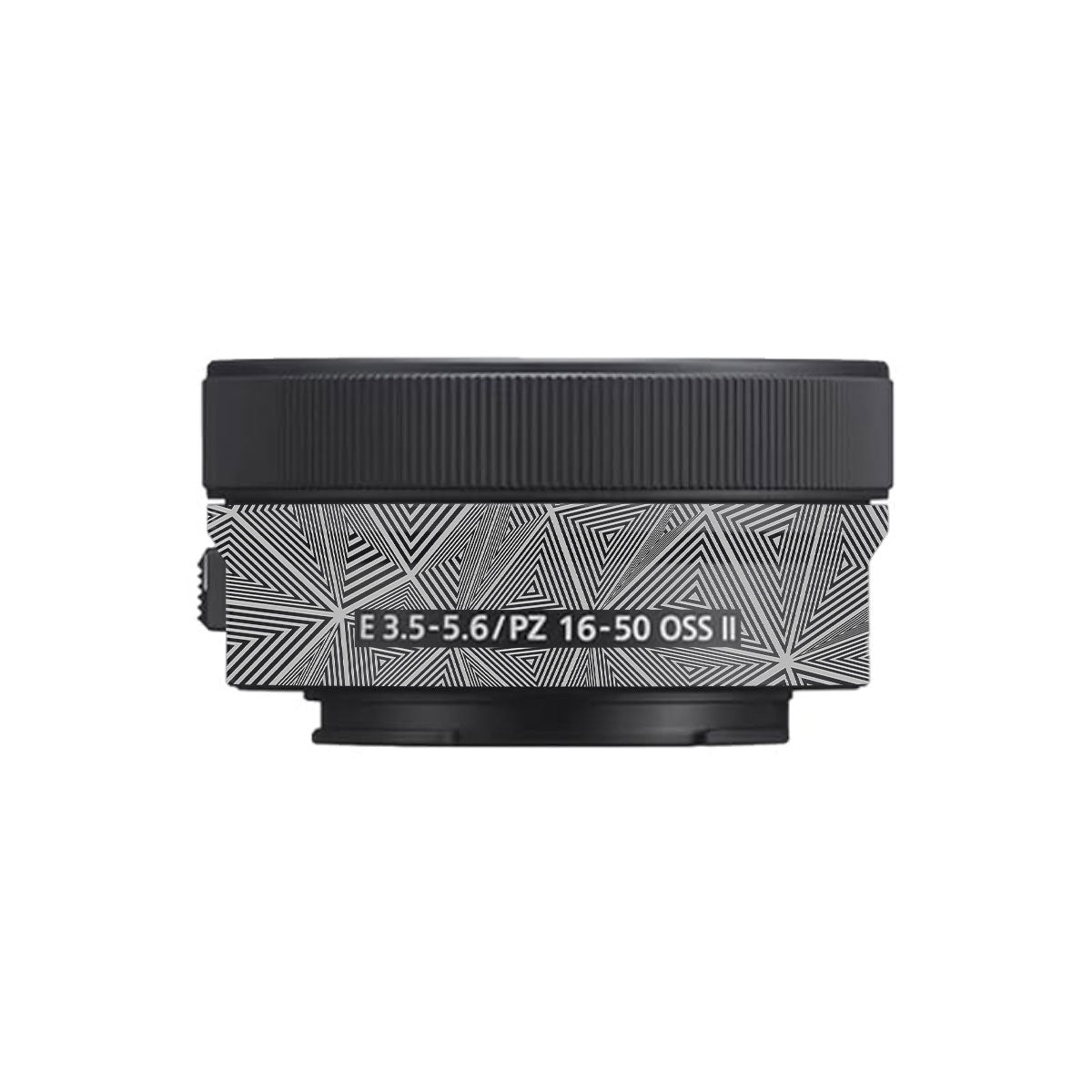 Textured Dark Prism Geometric Sony E 16-50mm F/3.5-5.6 Camera Lens Skin