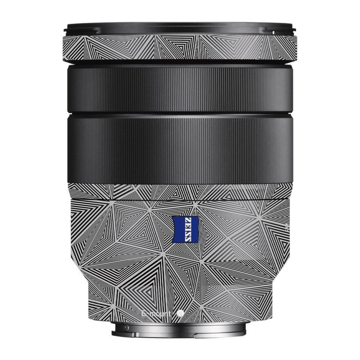 Textured Dark Prism Geometric Sony FE 16-35mm F/4 ZA OSS Camera Lens Skin