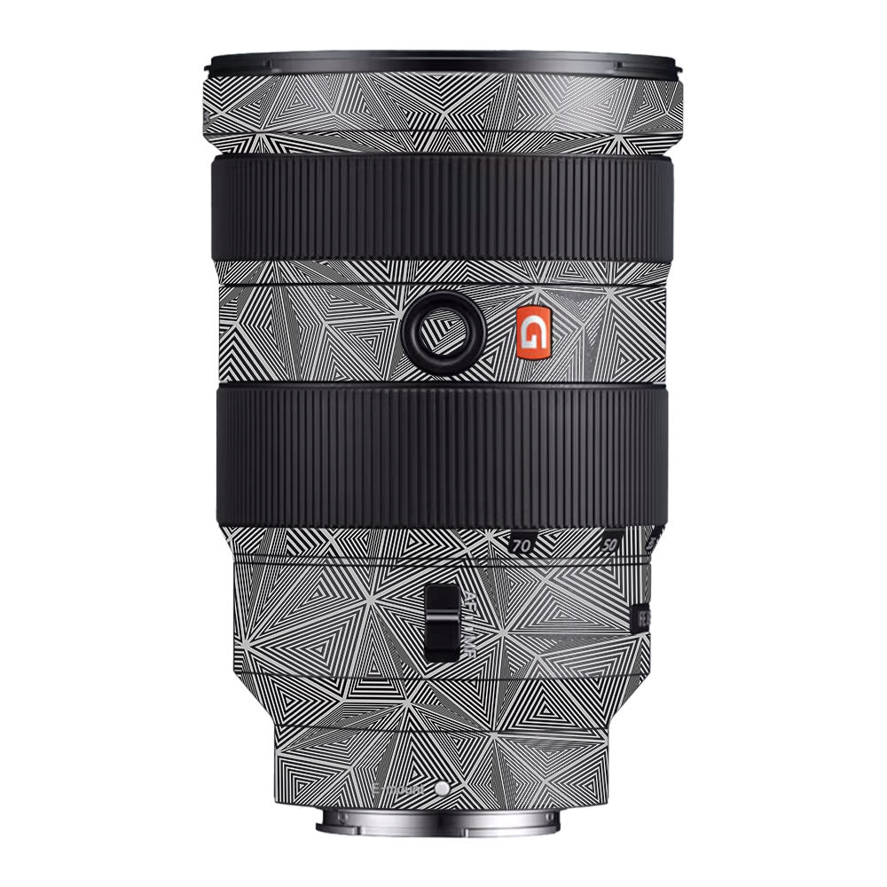 Textured Dark Prism Geometric Sony FE 24-70mm f/2.8 GM Camera Lens Skin