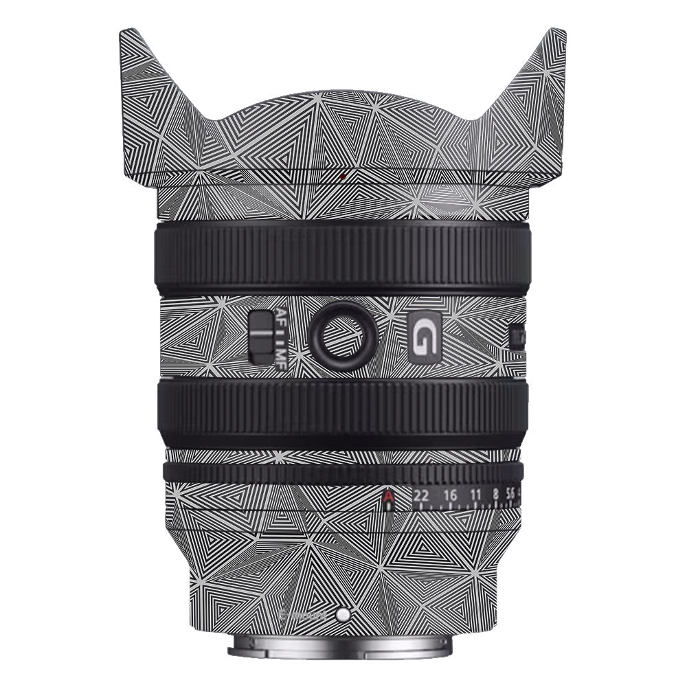 Textured Dark Prism Geometric Sony FE 24–50mm f/2.8 G Camera Lens Skin