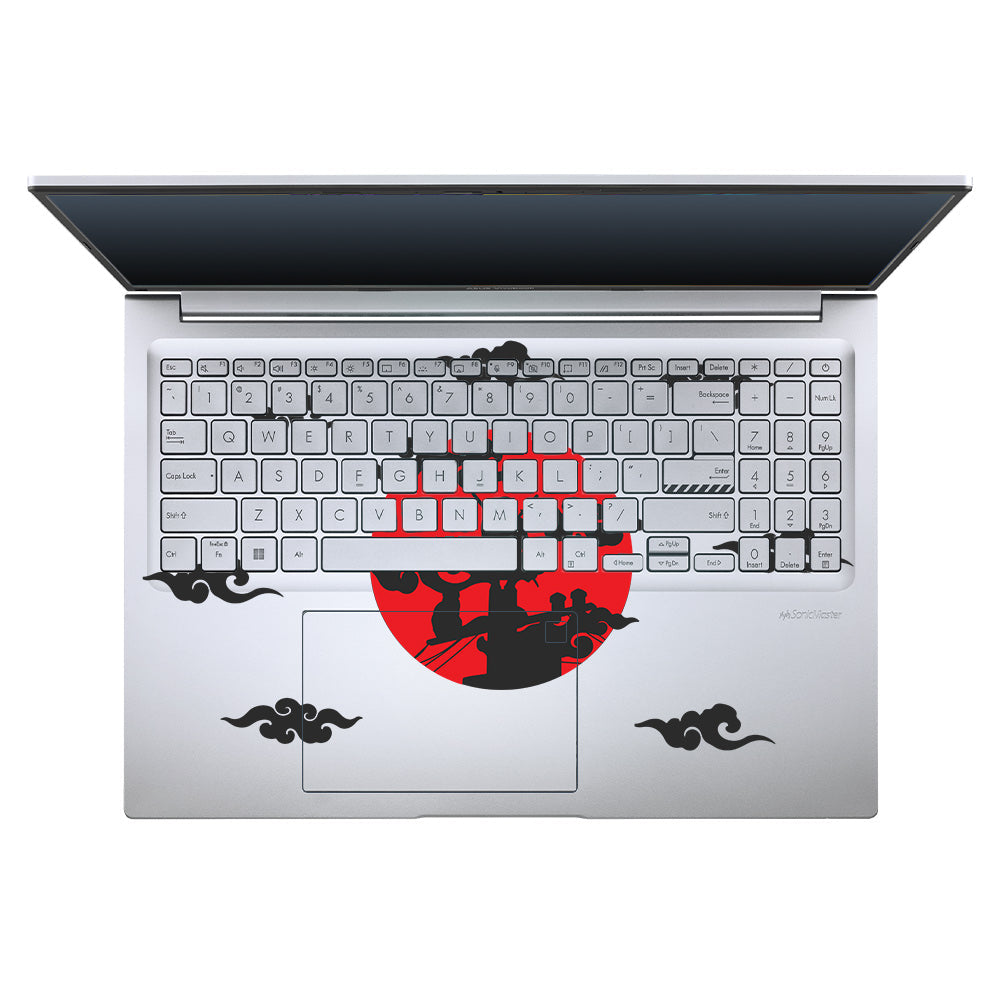 Transparent Moonlit Ninja Asus Vivobook 16X M1603QA Laptop Skin
