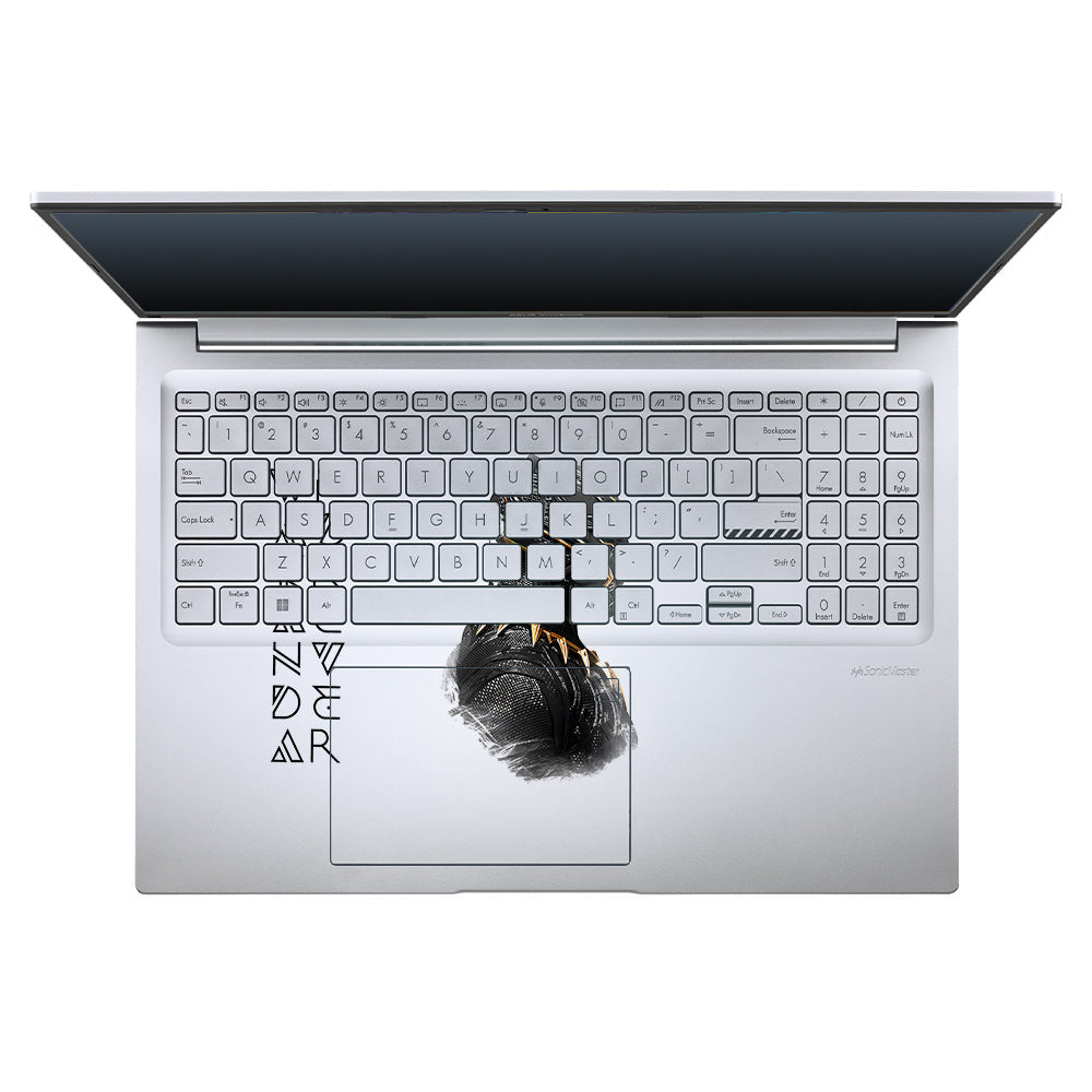 Transparent Wakanda Forever Asus Vivobook 16X M1603QA Laptop Skin