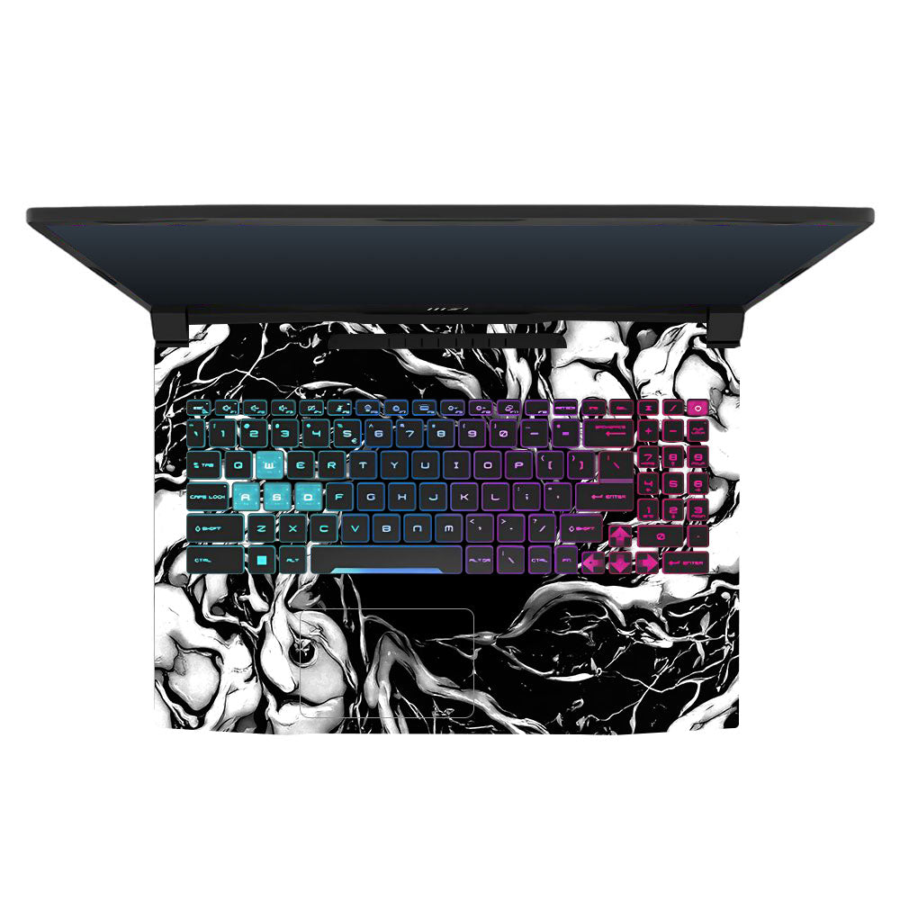 Spiderman Web Black MSI Katana 15 B13V 3D Laptop Skin