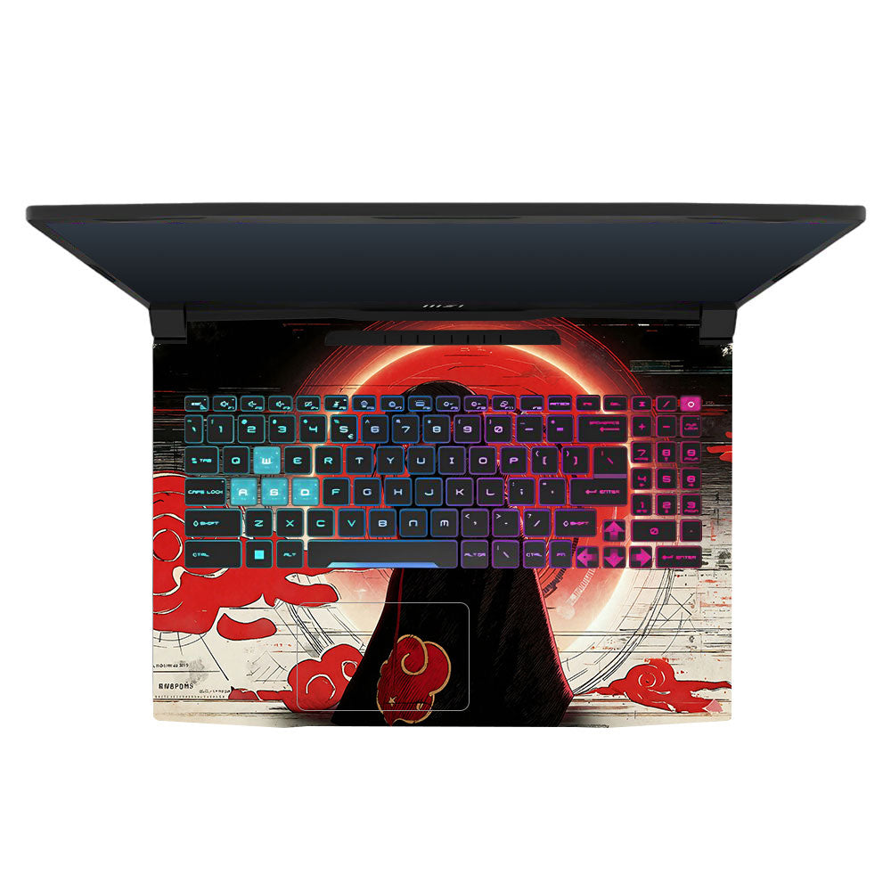 Itachi Uchiha Mark of the Akatsuki MSI Katana 15 B13V 3D Laptop Skin