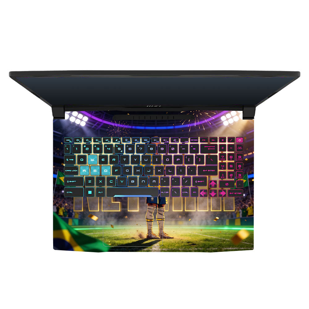Neymar Golden Aura MSI Katana 15 B13V 3D Laptop Skin
