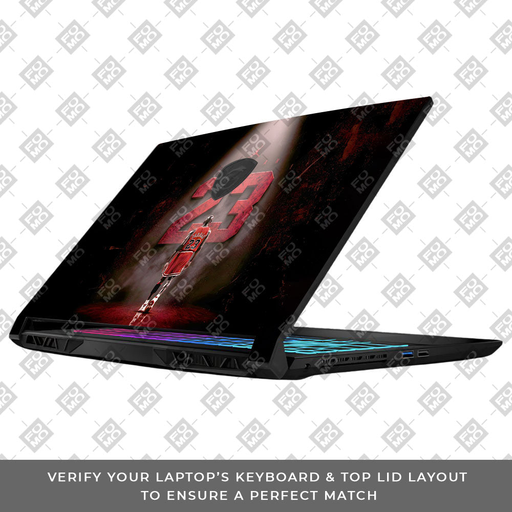 Jordan 23 MSI Katana 15 B13V 3D Laptop Skin