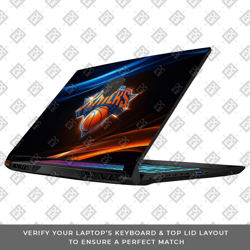 Knicks Glow MSI Katana 15 B13V 3D Laptop Skin