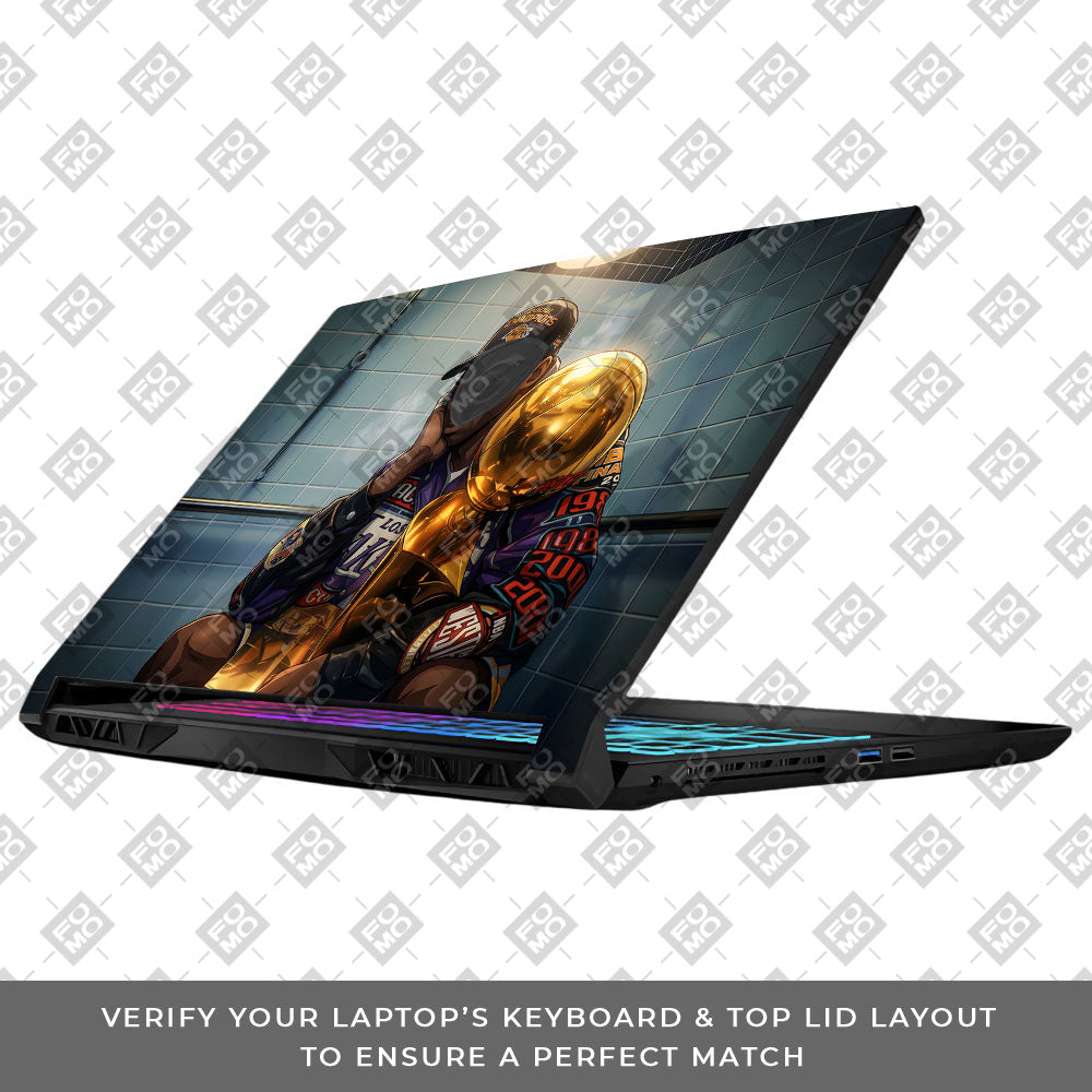 Kobe Trophy MSI Katana 15 B13V 3D Laptop Skin