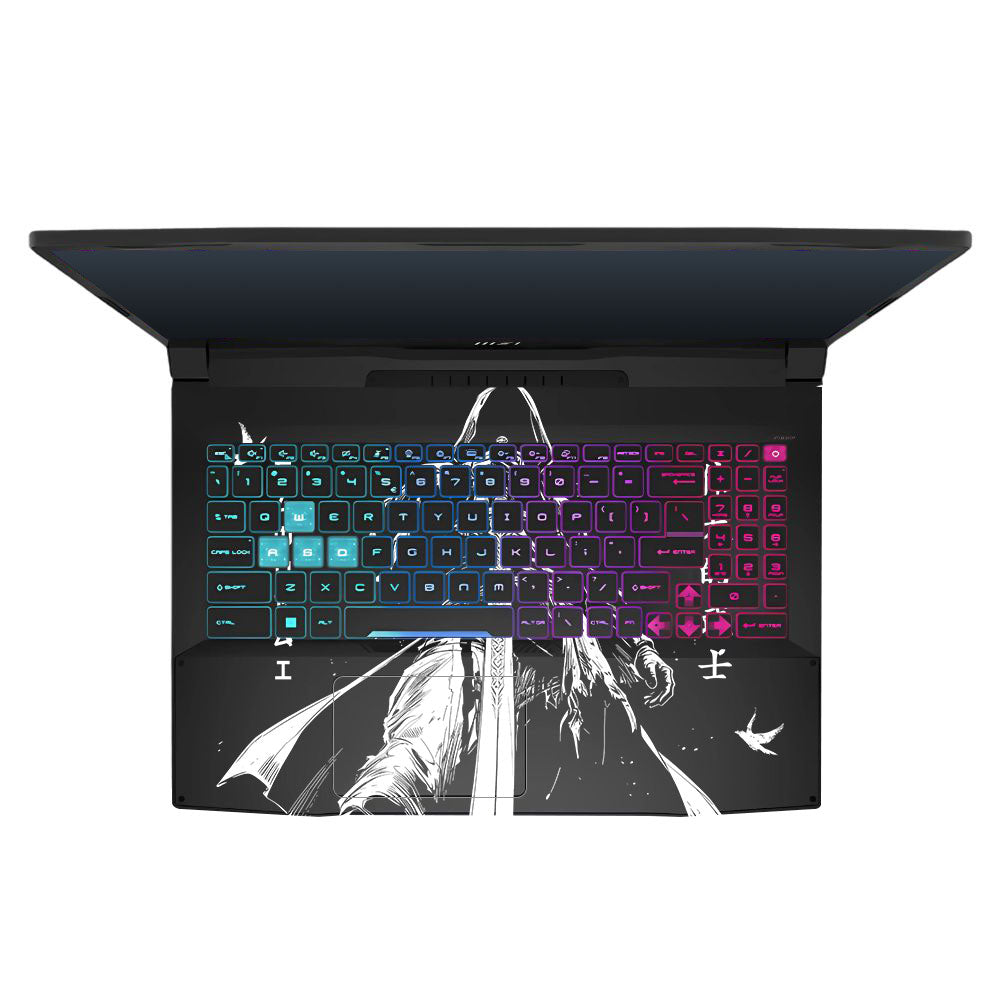 Transparent Ghost Samurai MSI Katana 15 B13V Laptop Skin