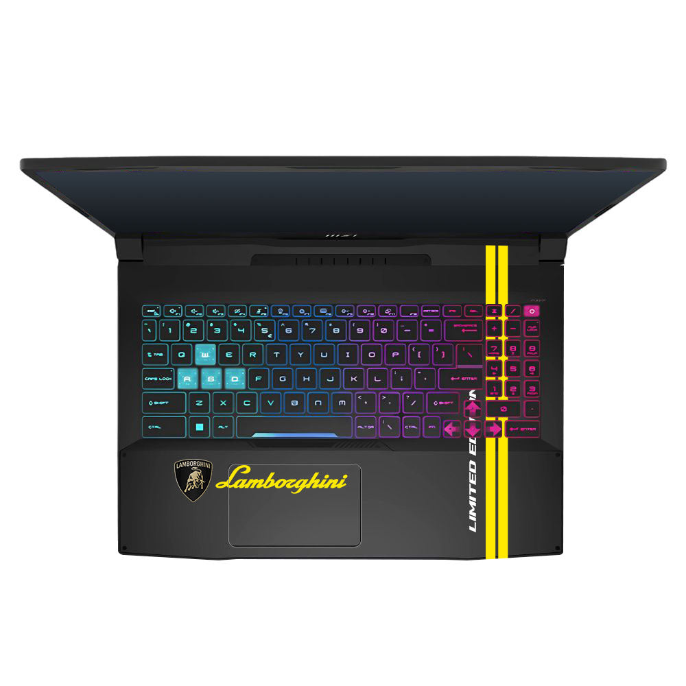 Transparent Lamborghini Limited Edition MSI Katana 15 B13V Laptop Skin