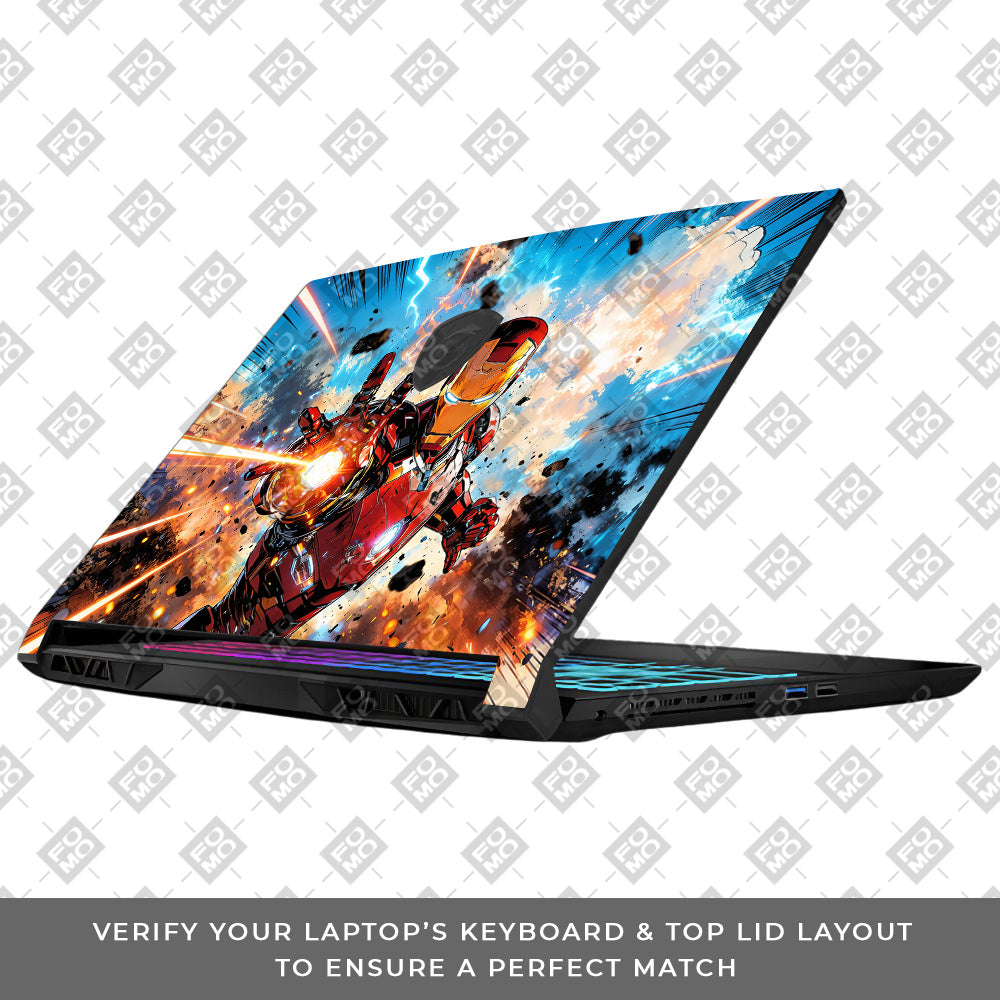 Iron Impact The Arc Reactor MSI Katana 15 B13V Laptop Skin