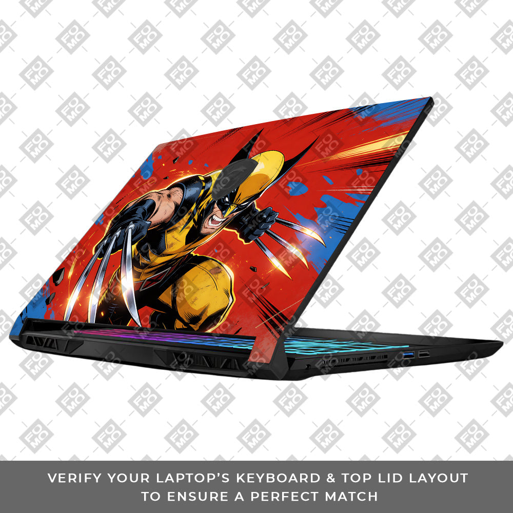 Adamantium Rage MSI Katana 15 B13V Laptop Skin