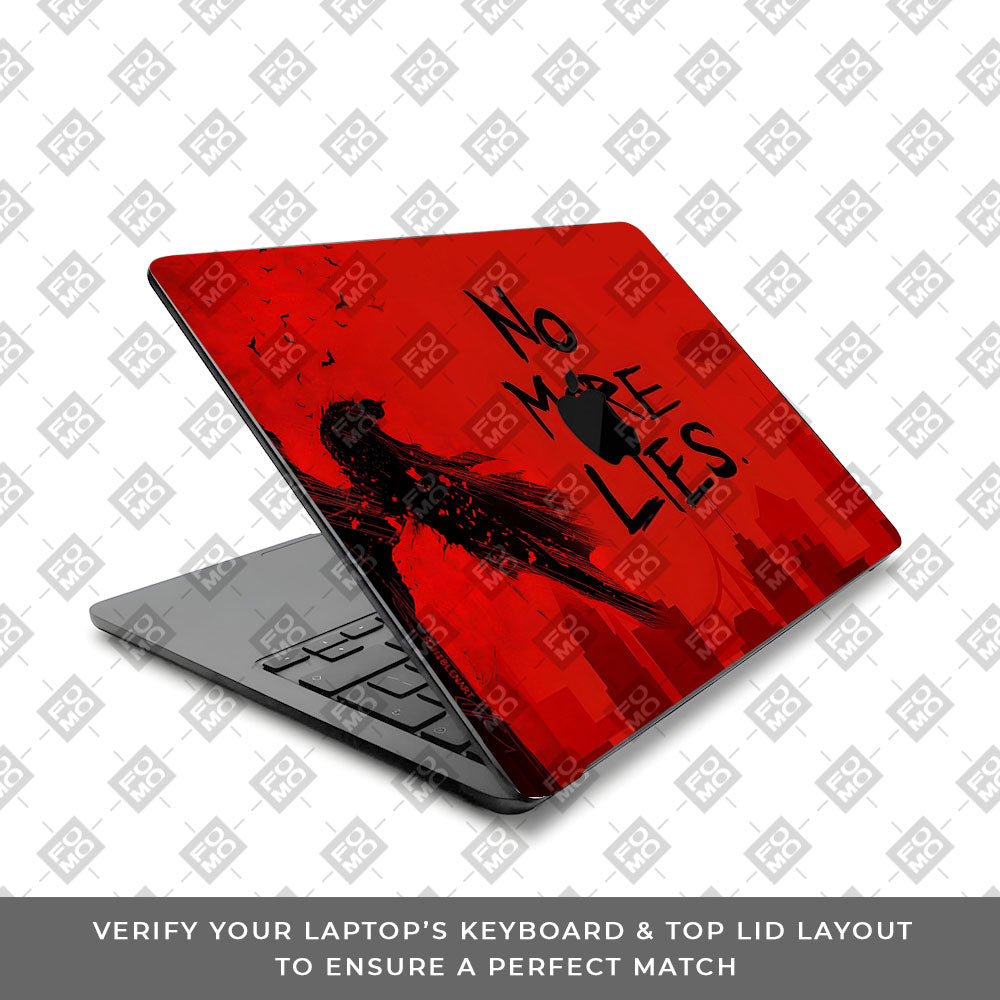 Batman No More Lies MacBook Air 13 M2 2022 3D Laptop Skin