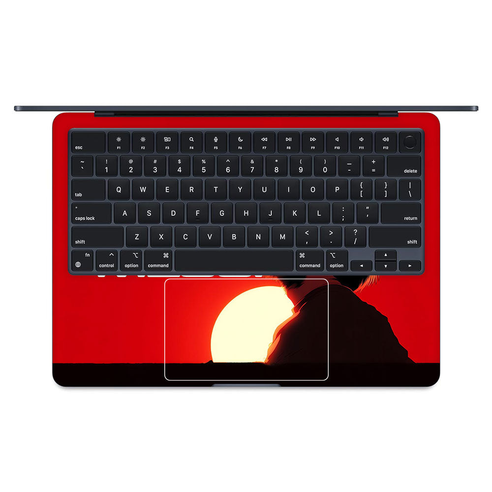 Messi Sunset Icon MacBook Air 13 M2 2022 3D Laptop Skin