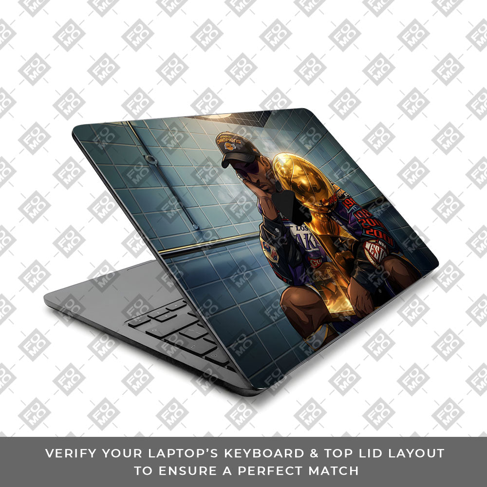 Kobe Trophy MacBook Air 13 M2 2022 3D Laptop Skin