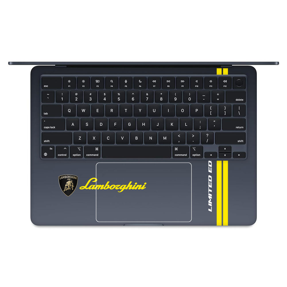 Transparent Lamborghini Limited Edition MacBook Air 13 M2 2022 Laptop Skin
