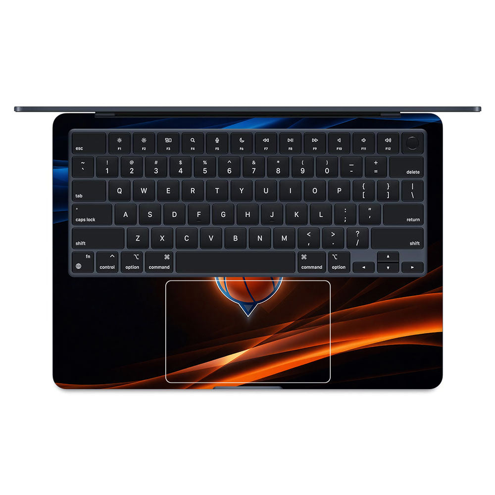 Knicks Glow MacBook Air 13 M3 2024 3D Laptop Skin