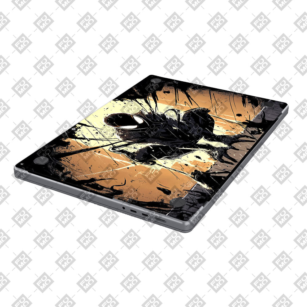 Shadow Spiderman MacBook Air 13 M4 2025 3D Laptop Skin