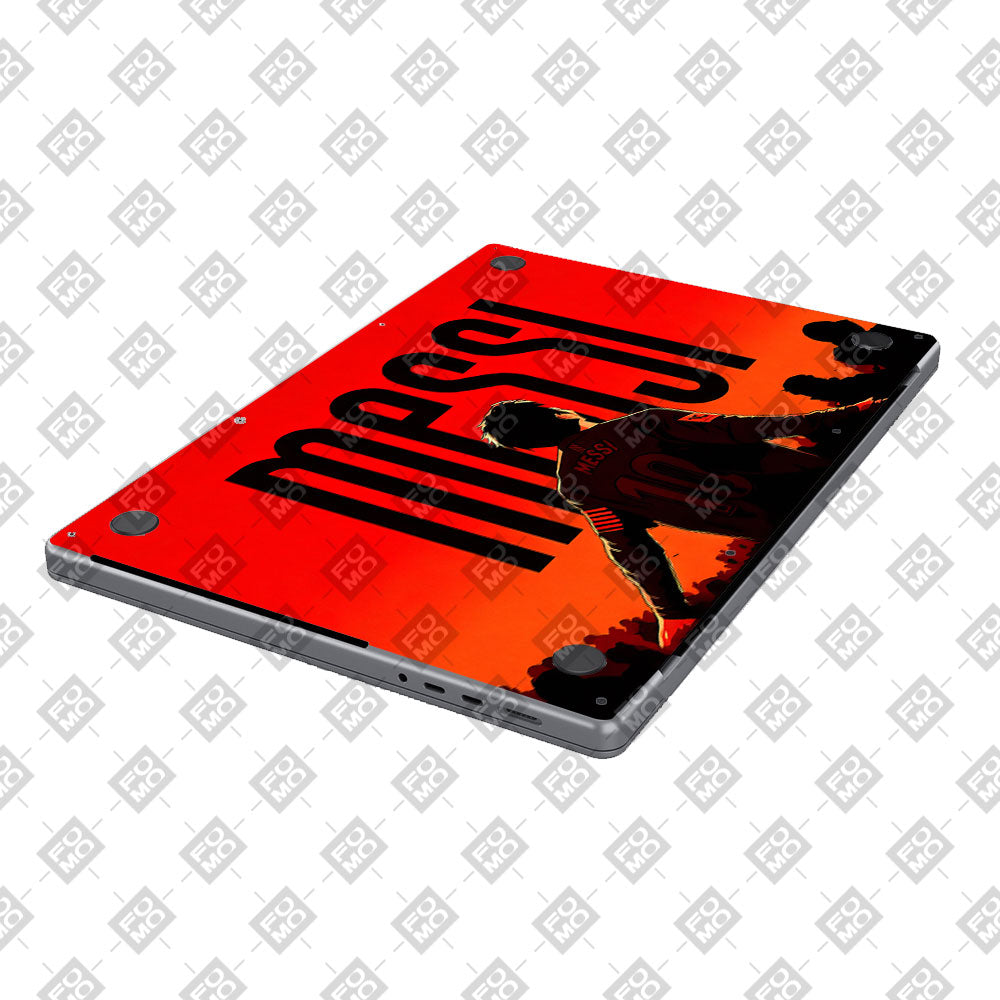 Messi Red Aura MacBook Air 13 M4 2025 3D Laptop Skin