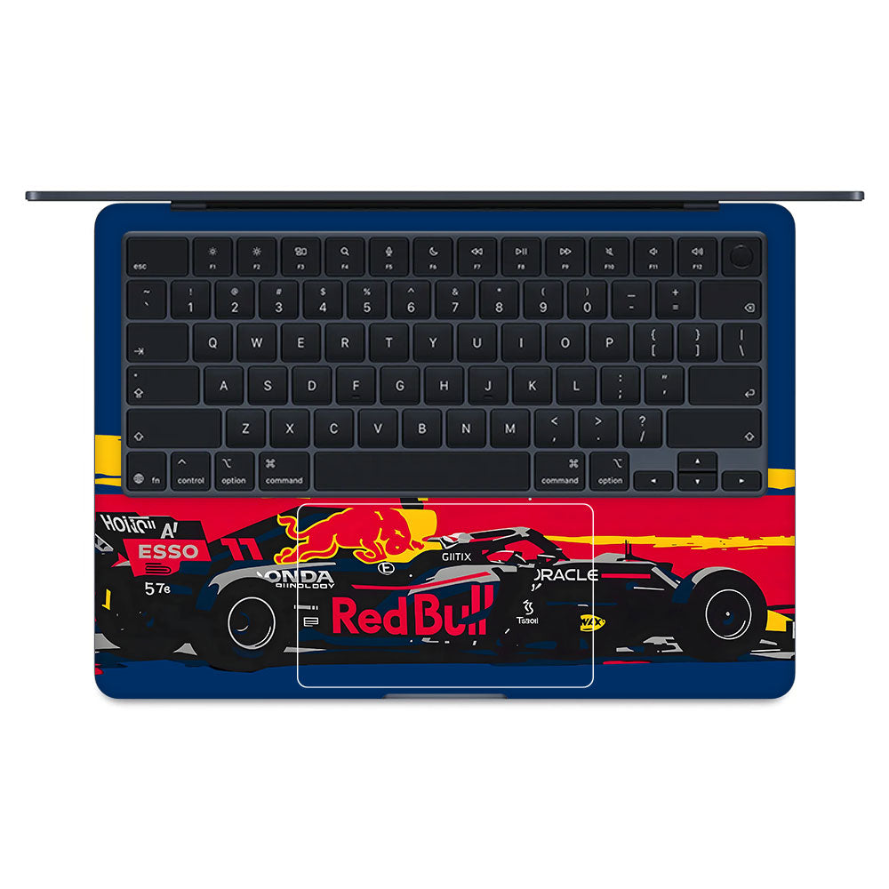 Red Bull Racing Formula One Team Macbook Air 13 M5 2026 3D Laptop Skin