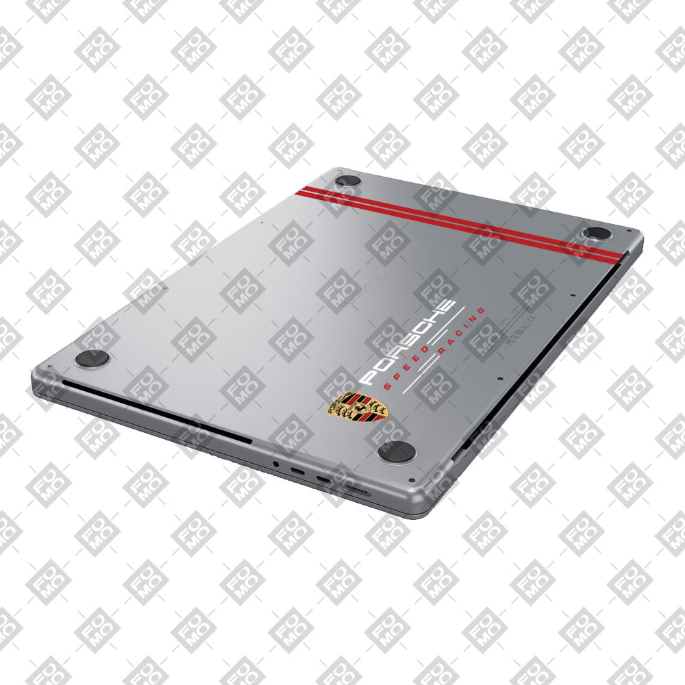 Transparent Porsche Motorsport Graphic Macbook Air 13 M5 2026 Laptop Skin