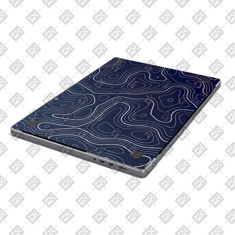 Fluid Lines Design MacBook Air 15 M2 2023 3D Laptop Skin
