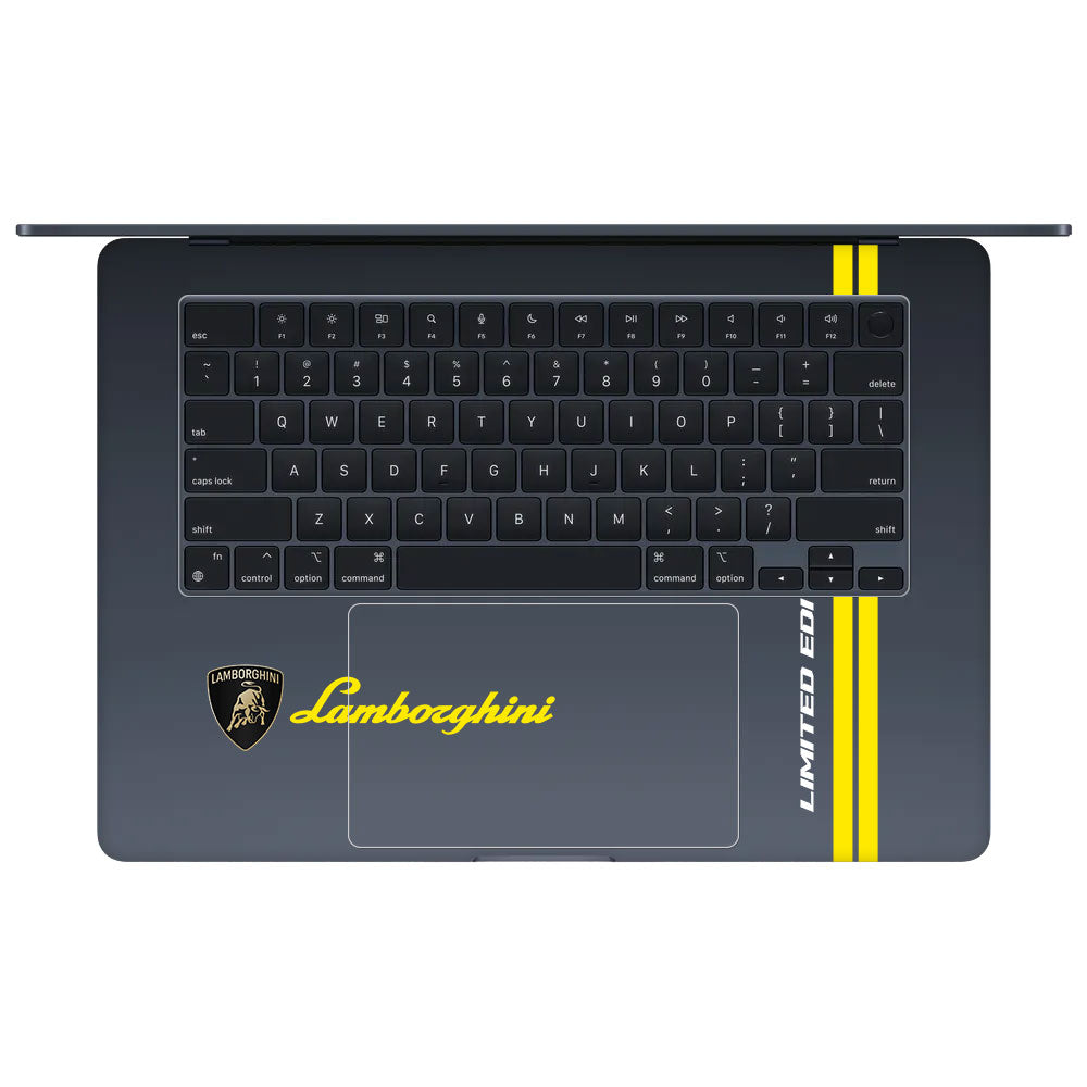 Transparent Lamborghini Limited Edition MacBook Air 15 M3 2024 Laptop Skin
